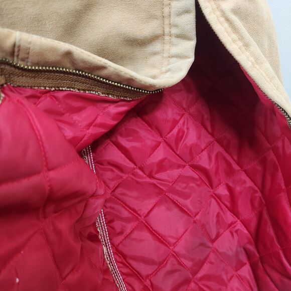 Carhartt Mens Vintage 2003 Quilted Lined Zip Leg Coveralls Work Bib 50x30 - Picture 7 of 12